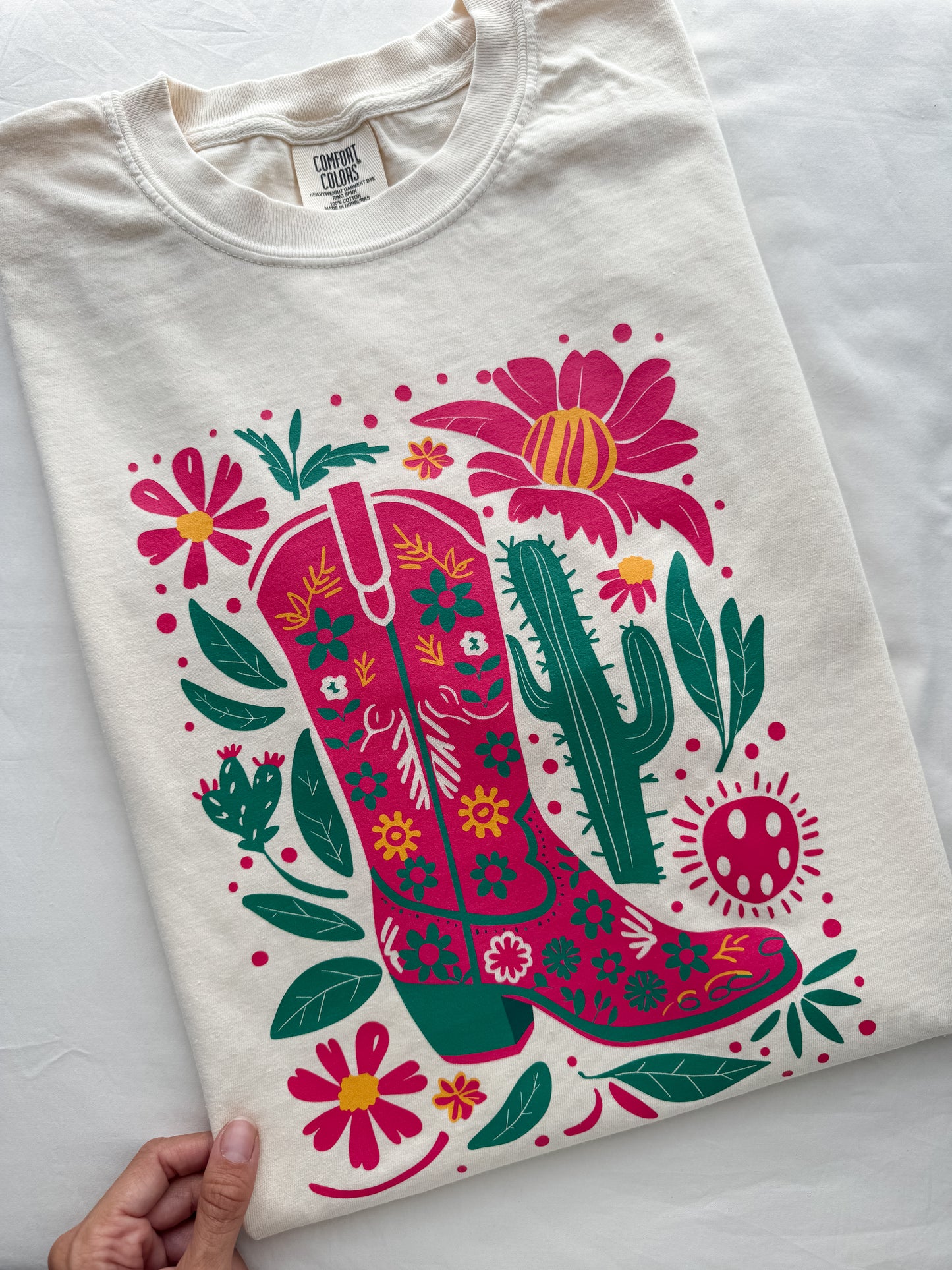 Floral Boot T-Shirt