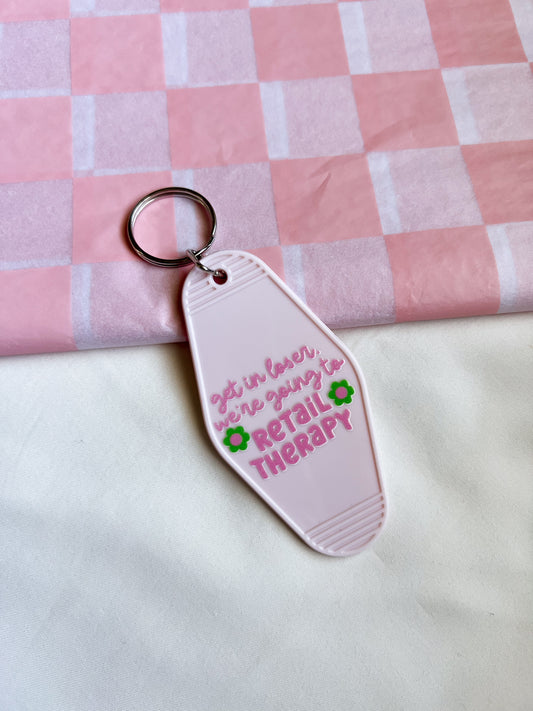 Get in Loser! Motel Keychain