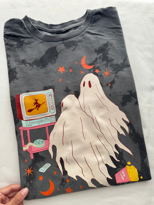 Ghost Watching TV T-Shirt