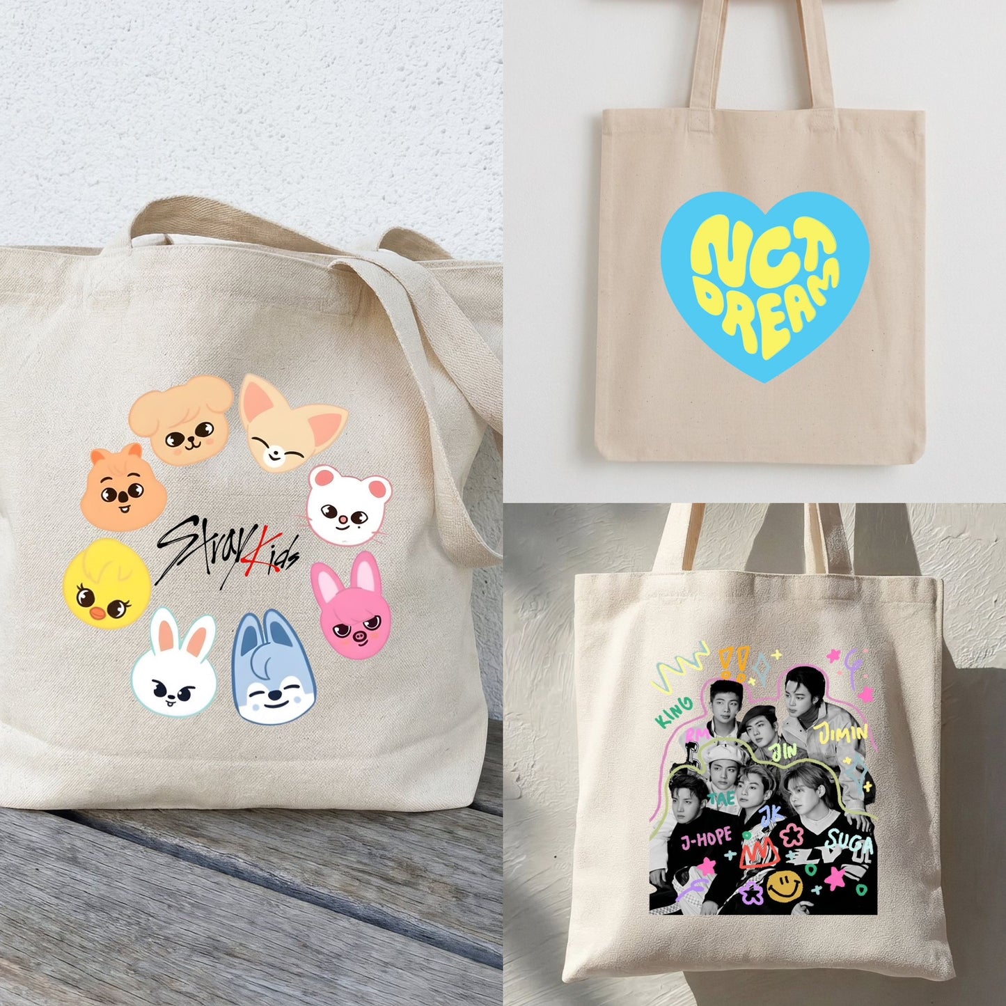 K-Pop Tote Bag ~ PRE-ORDER